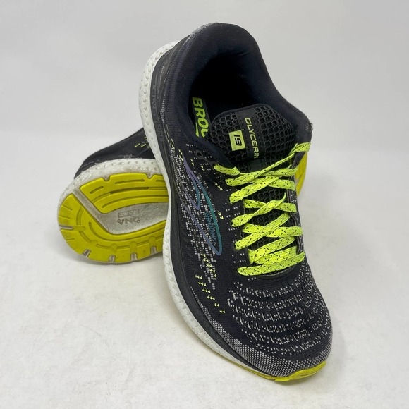 Brooks Glycerin 19 Running Shoes Womens Sz 9 Black Yellow 828:J.6.4 - Picture 7 of 12